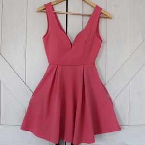 TRAC Pink skater dress, small